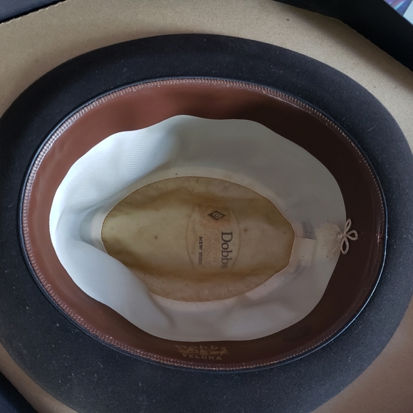 1940's Dobbs Veluna Vintage Dapper Fedora Hat - Picture 5 of 13